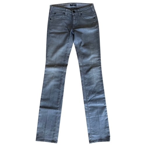 Pre-owned Karl Lagerfeld Straight Jeans In Grey