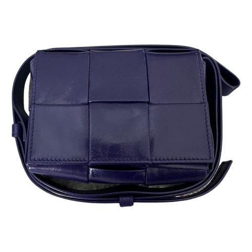 Pre-owned Bottega Veneta Leather Bag In Purple
