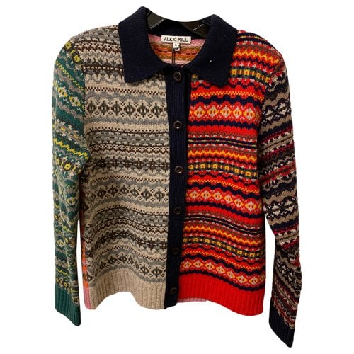 Pre-owned Alex Mill Wool Cardigan In Multicolour