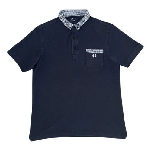 Pre-owned Fred Perry Polo Shirt In Black
