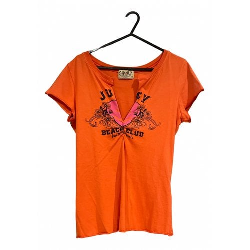 Pre-owned Juicy Couture T-shirt In Orange