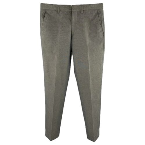Pre-owned Etro Trousers In Grey