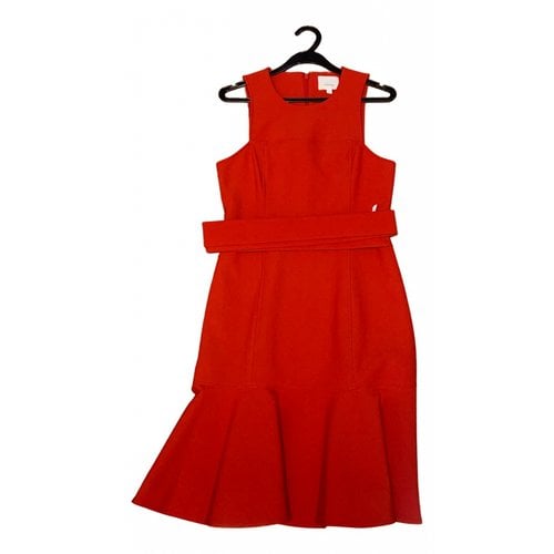 Pre-owned Cinq À Sept Mid-length Dress In Red