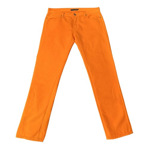 Pre-owned Ralph Lauren Straight Jeans In Orange