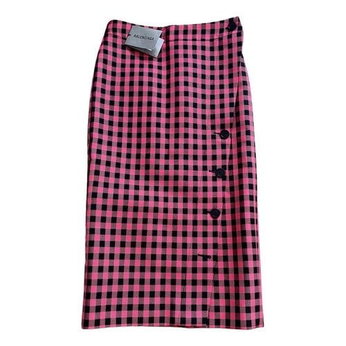 Pre-owned Balenciaga Mid-length Skirt In Pink