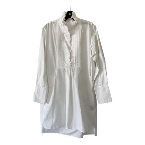 Pre-owned Isabel Marant Étoile Mini Dress In White