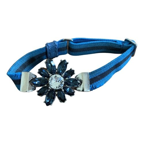 Pre-owned Prada Bracelet In Blue