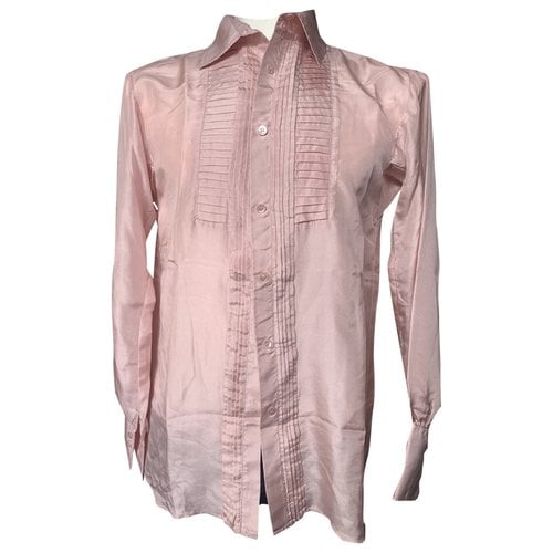 Pre-owned Max Mara Silk Blouse In Pink