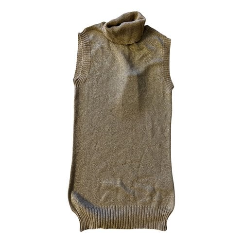 Pre-owned D&g Cashmere Jumper In Gold