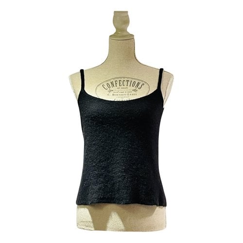 Pre-owned Ballantyne Cashmere Camisole In Black