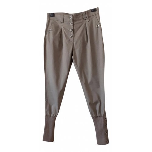 Pre-owned Liujo Trousers In Grey