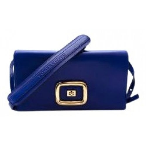 Pre-owned Roger Vivier Leather Handbag In Blue