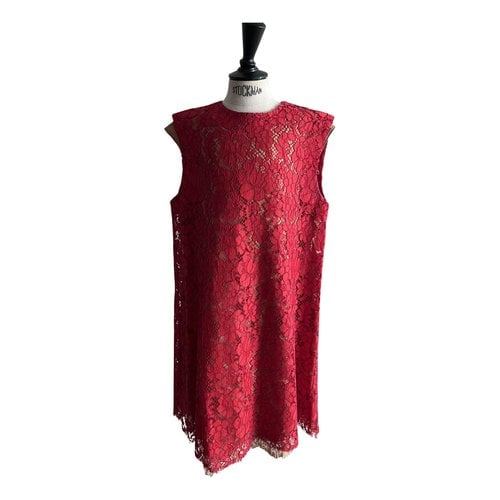 Pre-owned Miu Miu Mid-length Dress In Red