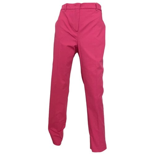 Pre-owned Max Mara Chino Pants In Pink