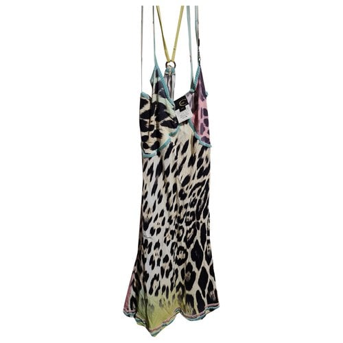 Pre-owned Just Cavalli Mid-length Dress In Multicolour