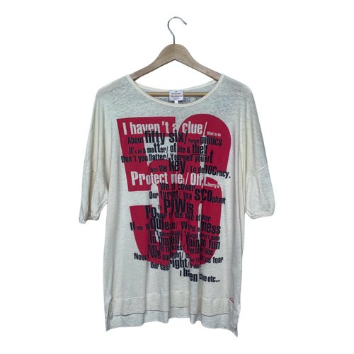 Pre-owned Vivienne Westwood T-shirt In Beige