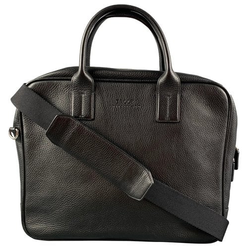 Pre-owned Bally Leather Bag In Black