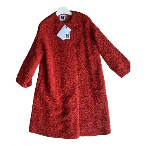 Pre-owned Missoni Wool Coat In Red