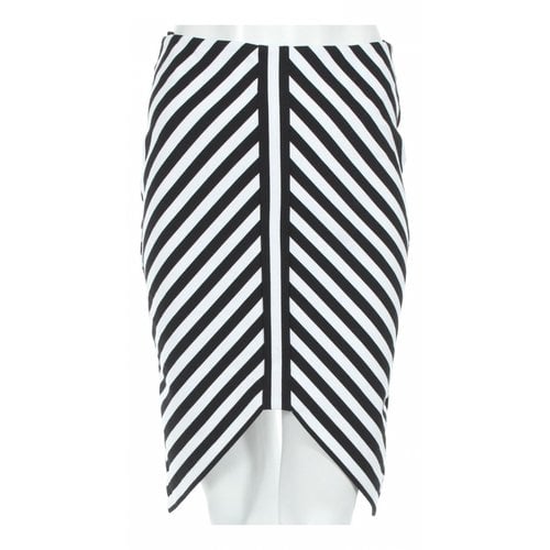 Pre-owned Bec & Bridge Mid-length Skirt In White