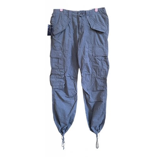 Pre-owned Polo Ralph Lauren Trousers In Blue