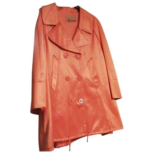 Pre-owned John Galliano Coat In Orange