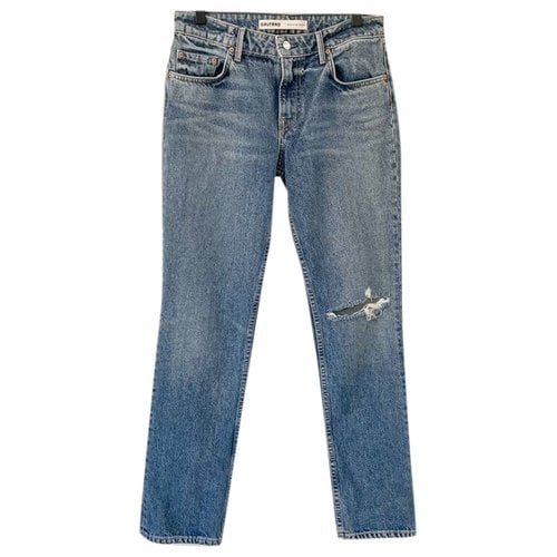 Pre-owned Grlfrnd Slim Jeans In Blue