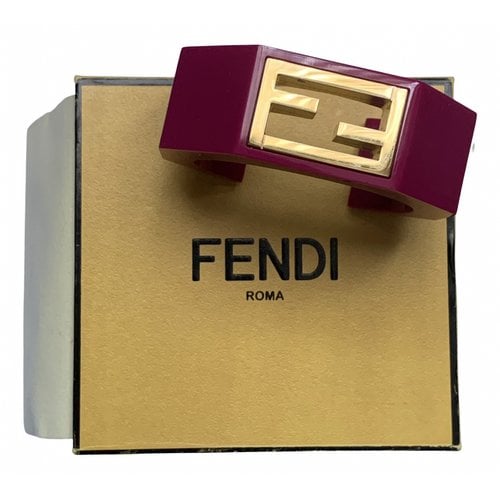 Pre-owned Fendi Baguette Bracelet In Purple