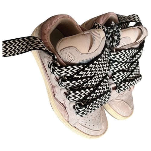 Pre-owned Lanvin Trainers In Pink