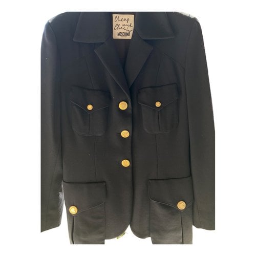 Pre-owned Moschino Cheap And Chic Wool Blazer In Blue