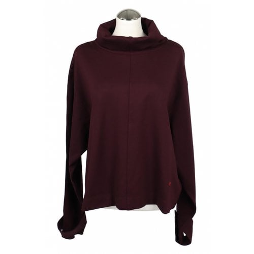 Pre-owned Victoria Beckham Blouse In Burgundy