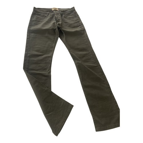 Pre-owned Zadig & Voltaire Jeans In Khaki