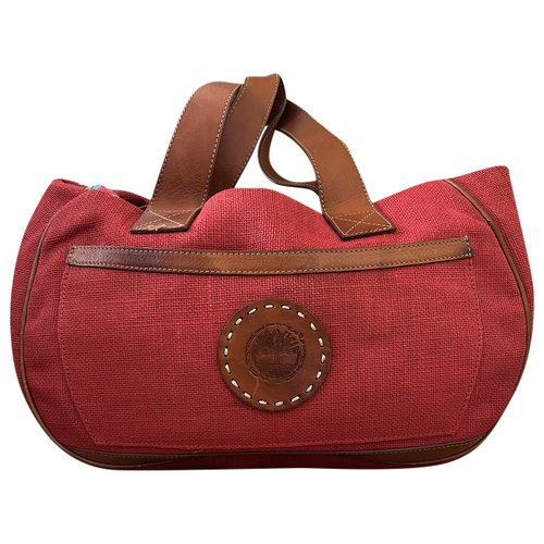 Pre-owned Timberland Cloth Handbag In Red