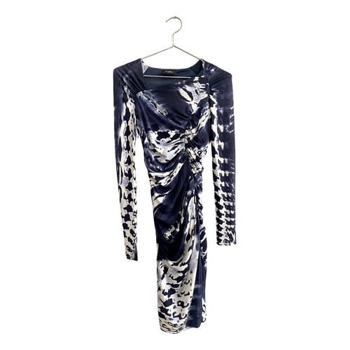Pre-owned Byblos Mid-length Dress In Navy