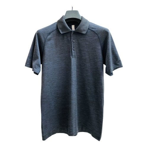 Pre-owned Lululemon Polo Shirt In Grey