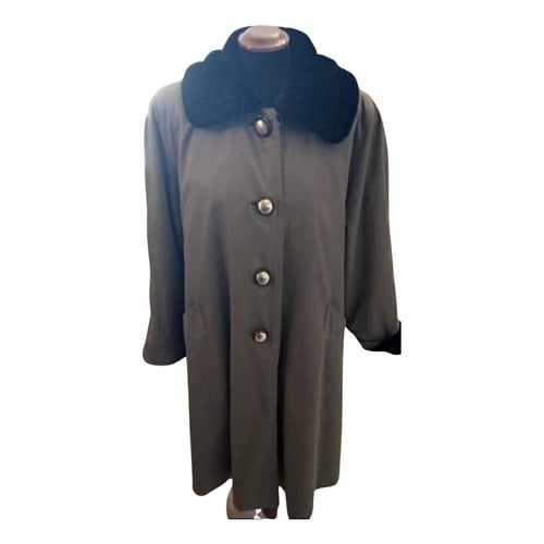 Pre-owned Enrico Coveri Trench Coat In Grey