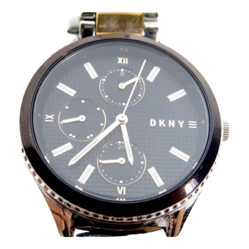 Pre-owned Dkny Silver Watch
