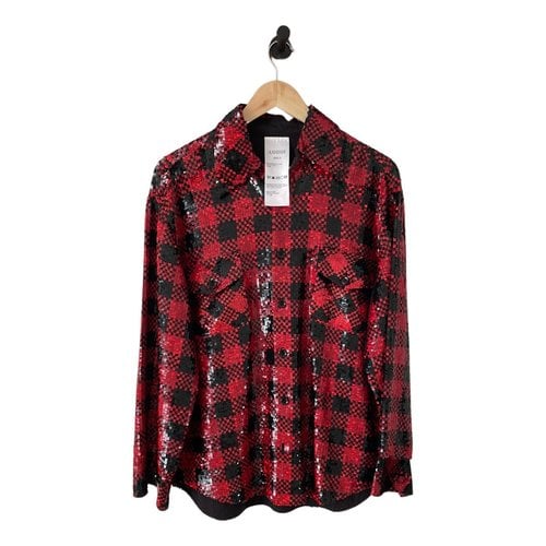 Pre-owned Ashish Glitter Shirt In Red