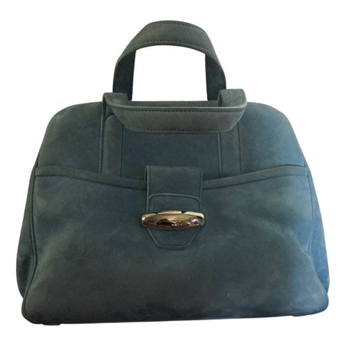 Pre-owned Ermanno Scervino Leather Handbag In Blue