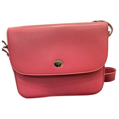 Pre-owned Loro Piana Leather Crossbody Bag In Pink