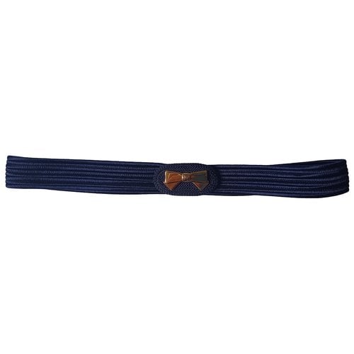Pre-owned Nina Ricci Belt In Blue