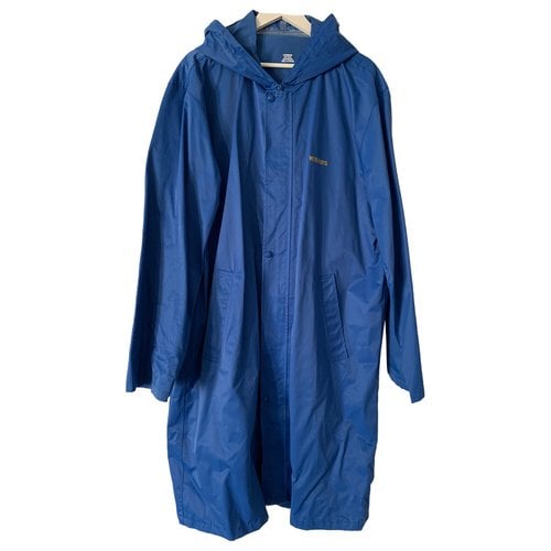 Pre-owned Vetements Trenchcoat In Blue