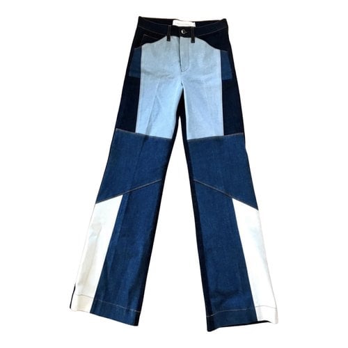Pre-owned Victoria Beckham Straight Jeans In Multicolour