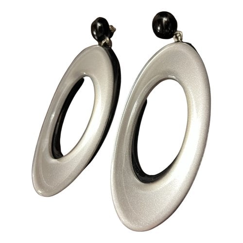 Pre-owned Emporio Armani Earrings In Silver