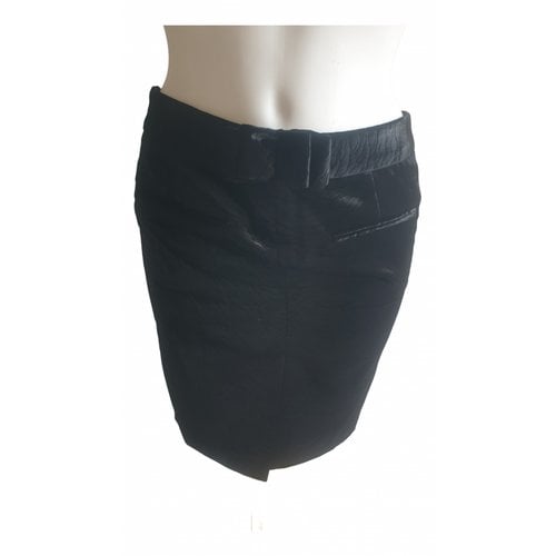 Pre-owned Mauro Grifoni Velvet Mid-length Skirt In Black