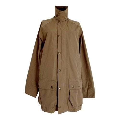 Pre-owned Barbour Parka In Beige