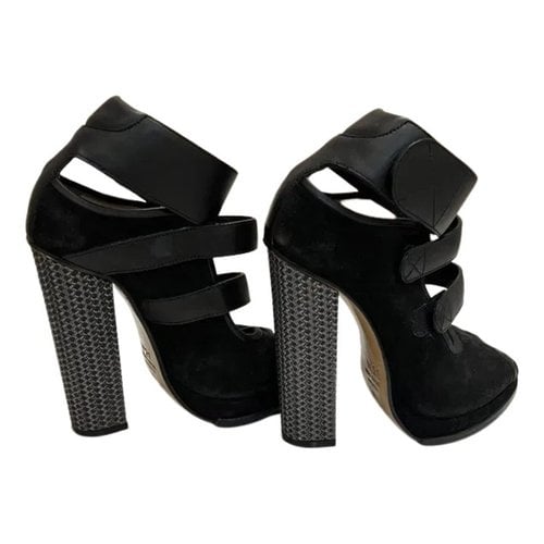 Pre-owned N°21 Leather Sandals In Black