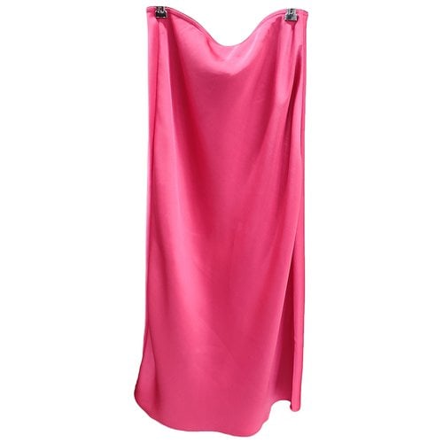Pre-owned Samsoe & Samsoe Mid-length Skirt In Pink