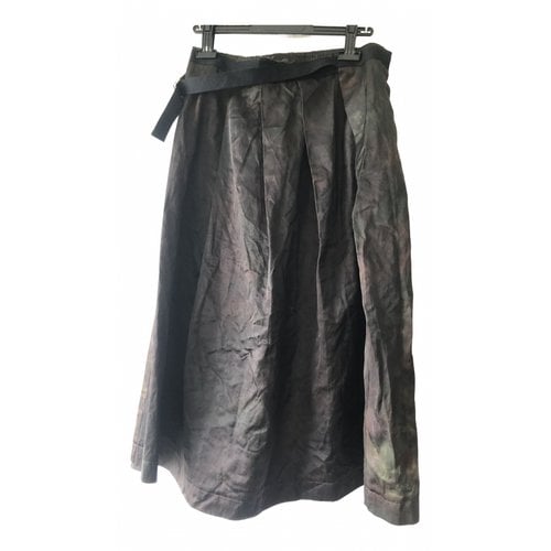 Pre-owned Yohji Yamamoto Mid-length Skirt In Black