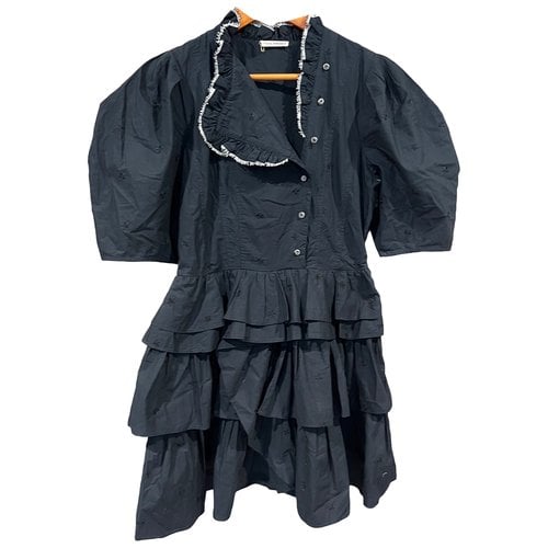 Pre-owned Ulla Johnson Mini Dress In Black
