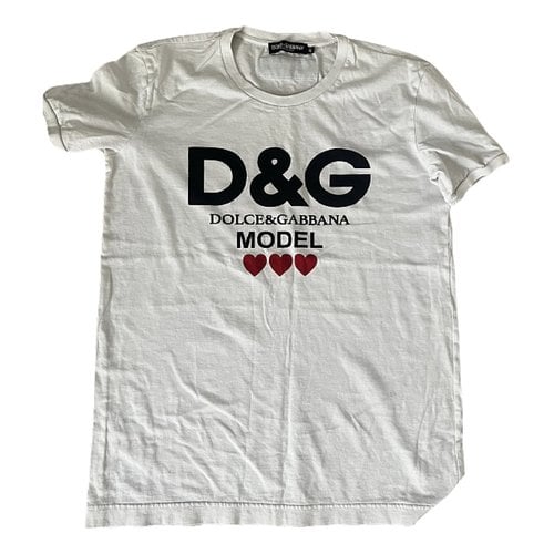 Pre-owned Dolce & Gabbana T-shirt In White